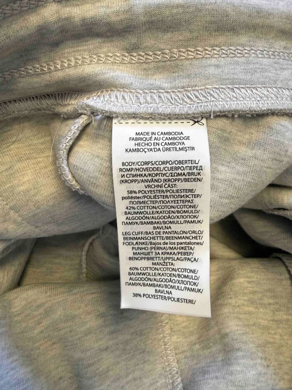 POLO RALPH LAUREN Knit Jogger Pants Men's Size XX-Large Big Heather Grey